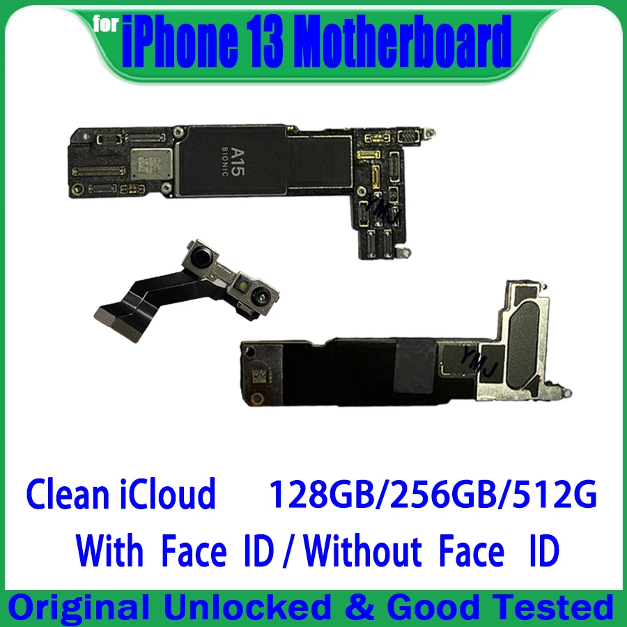 

For IPhone 13 Motherboard Original Unlocked Clean ICloud Mainboard For iPhone 13 Logic Board 100% Tested Support Update Plate