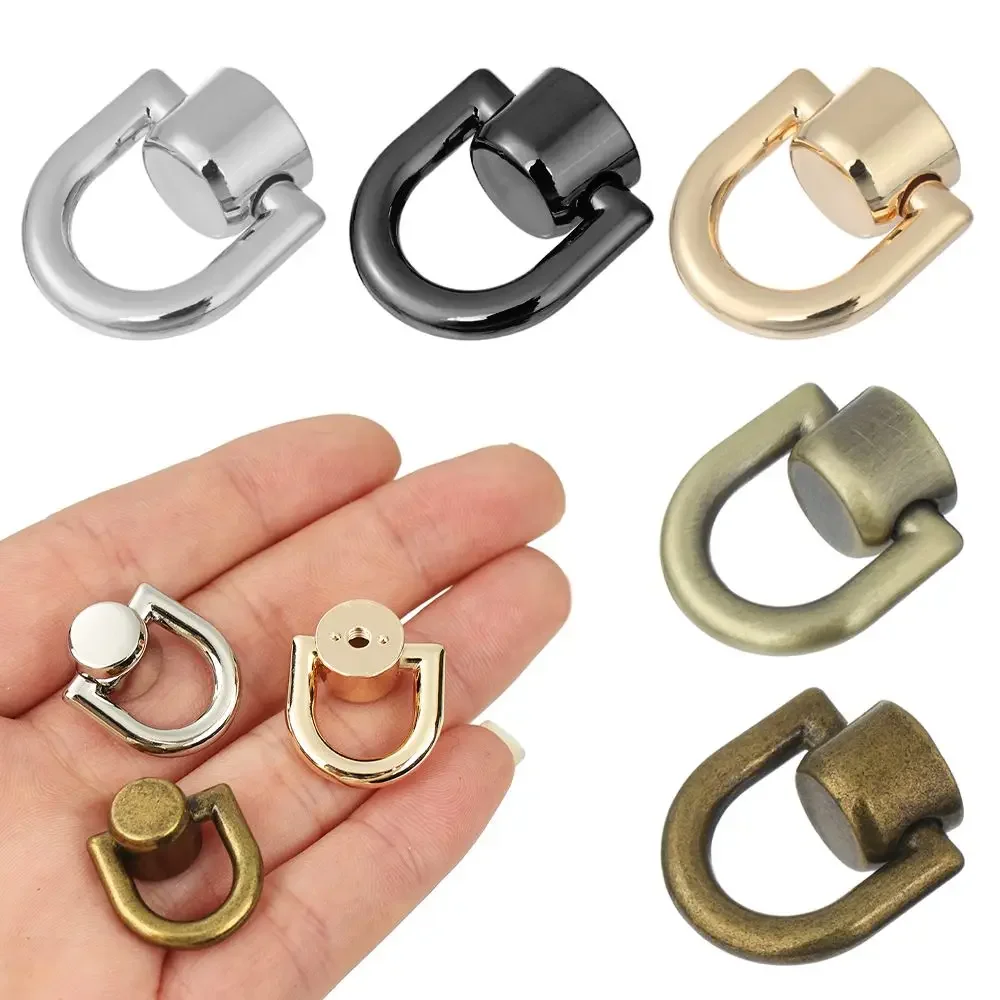 Bag Buckle Metal Bag Rivet Nail Buckle Studs Button Handbag Belt Hanger Leather Craft Luggage Bag Buckle Tong Snap Hardware Accessorie 4Pcs