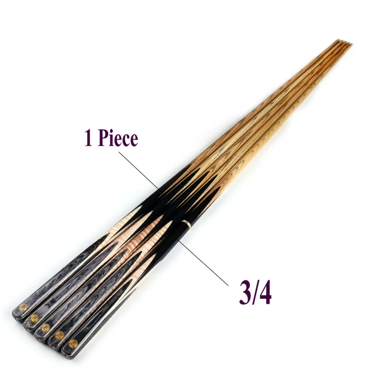 OMIN 57 인치 드리머 스누커 당구 큐 스틱, 익스텐더 및 케이스 홀더, 9.8mm, 11.5mm