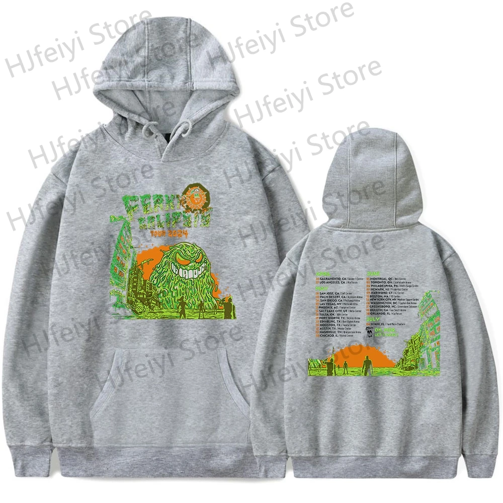 thumbnail image 1 of Sudadera con capucha Feid Ferxxocalipsis Tour 2024 para hombre y mujer, unisex, informal, de rapero, de manga larga, con capucha, ropa de calle, 1 of 5
