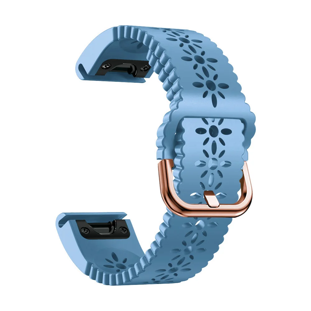 Enhanced Silicone Watchband - Quick Release 20mm Strap Accessory