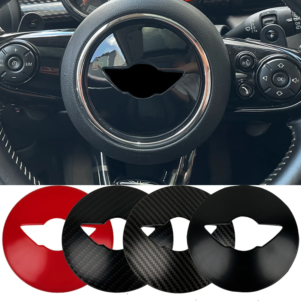 Car-Steering-Wheel-Center-Decoration-Cover-For-MINI-One-Cooper-S ...