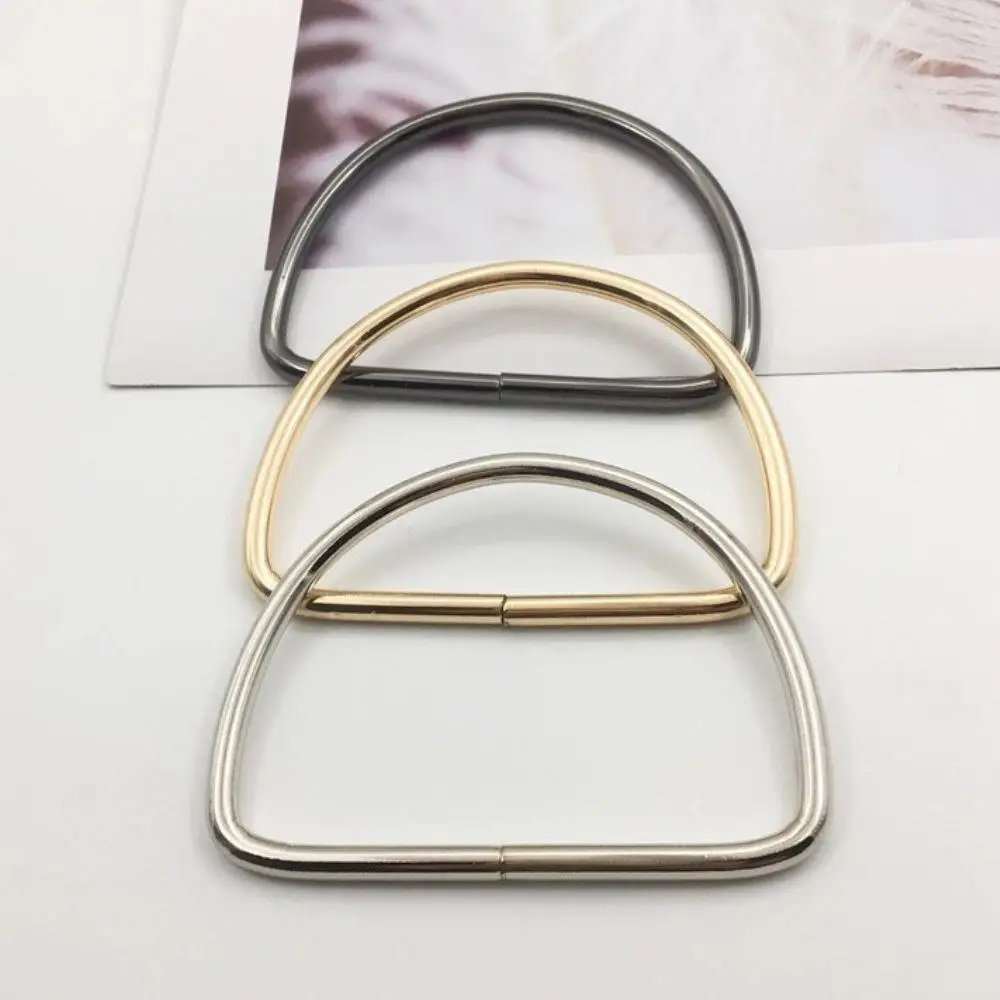 2pcs Metal D-ring Bear Shape Purse Sewing Frame Handles For Diy Bags Purse Handles Replacement Handles For Bag Making Hardware