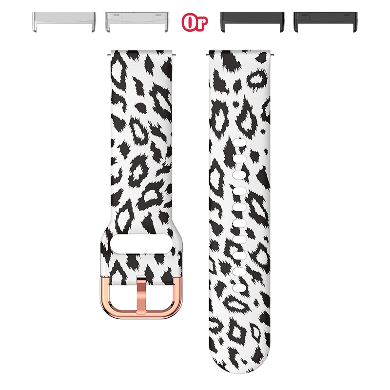 Colorful Print Lightweight Fashion Watch Strap - Sweatproof & Stylish Replacement Band