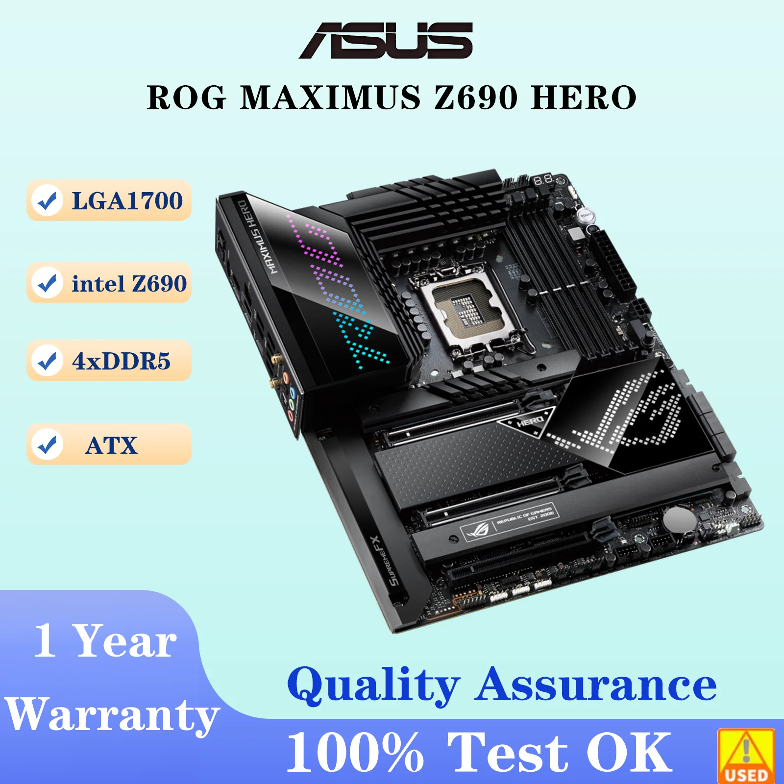 ASUS ROG MAXIMUS Z690 HERO マザーボード ソケット LGA1700 CPU DDR5 