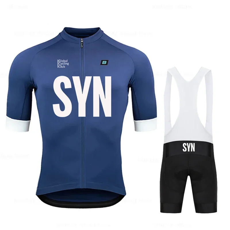 SYN  BIEHLER Team Cycling Jersey Sets MTB Bicycle Bike Breathable Shorts Clothing Cycling Suit 19D GEL Mountain Bike All Terrain 3
