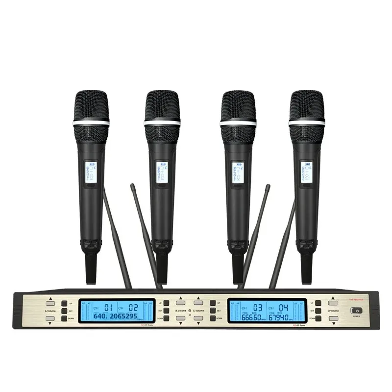 Paulkitson SKM 9900 Digital Wireless microphone for Stage Performance Ktv One To Four
