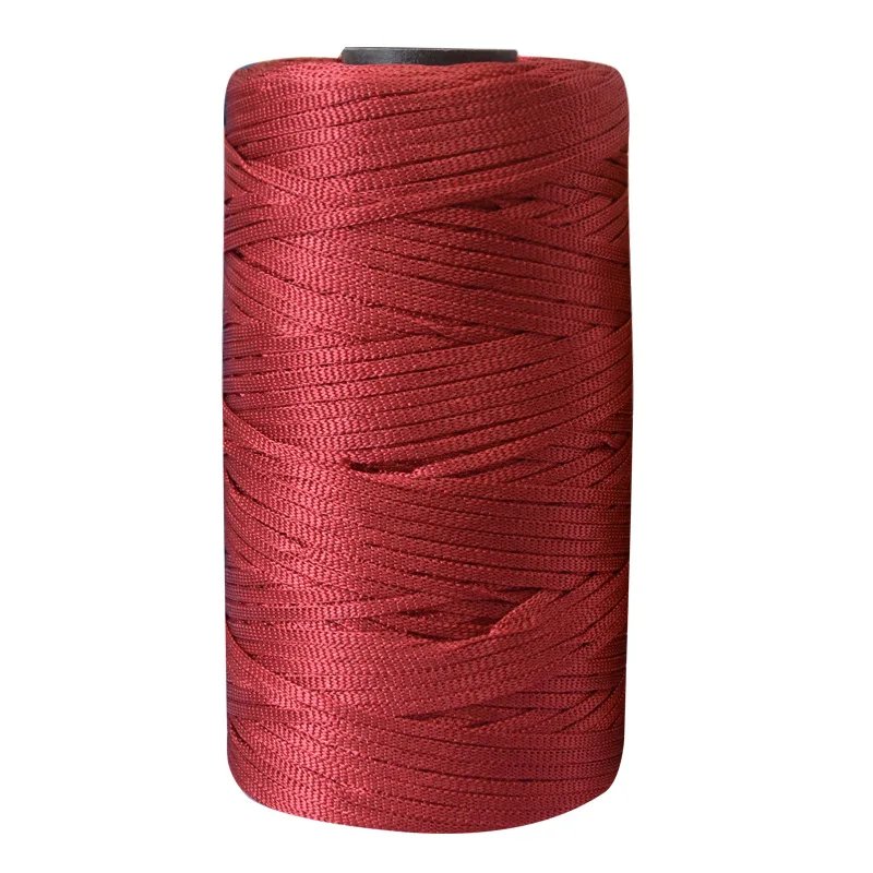 2Pcs ice silk bright cotton and linen thread 500g personalized hand-woven crocheted DIY available hook bag hat seat cushion 2