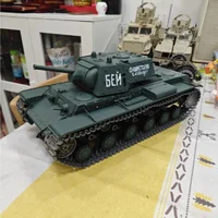 New Soviet Kv-1s Henglong Heavy Remote Control Tank Simulation Battle Competitive Tank Track Model Toy Children's Gift 1