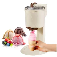 Household Ice Cream Maker Mini Frozen Yogurt Machine For Kids Homemade Diy Gelato Sorbet Electric Soft Serve Maker 1 Quart 1