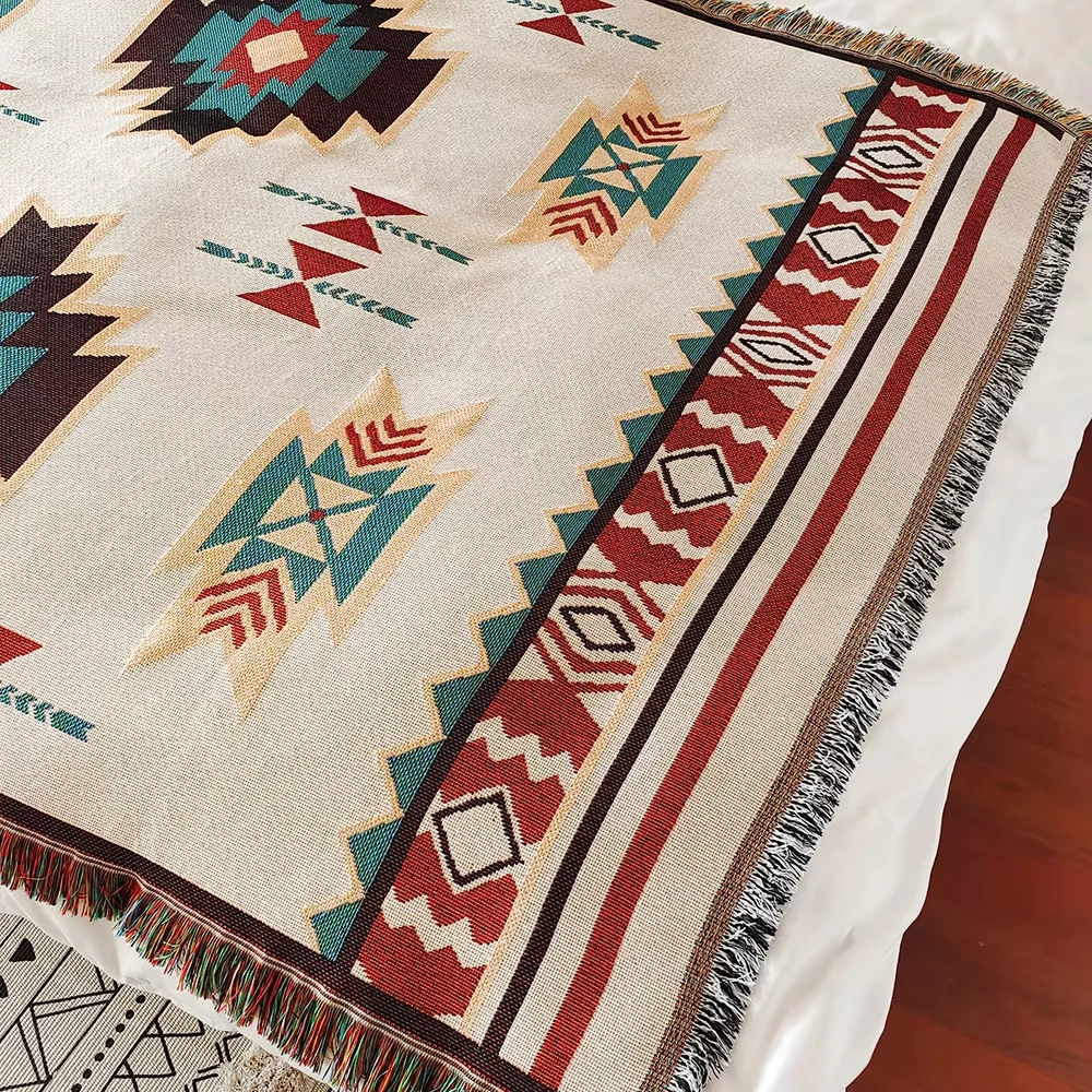 Bohemian-Themed Multi-Purpose Throw Blanket