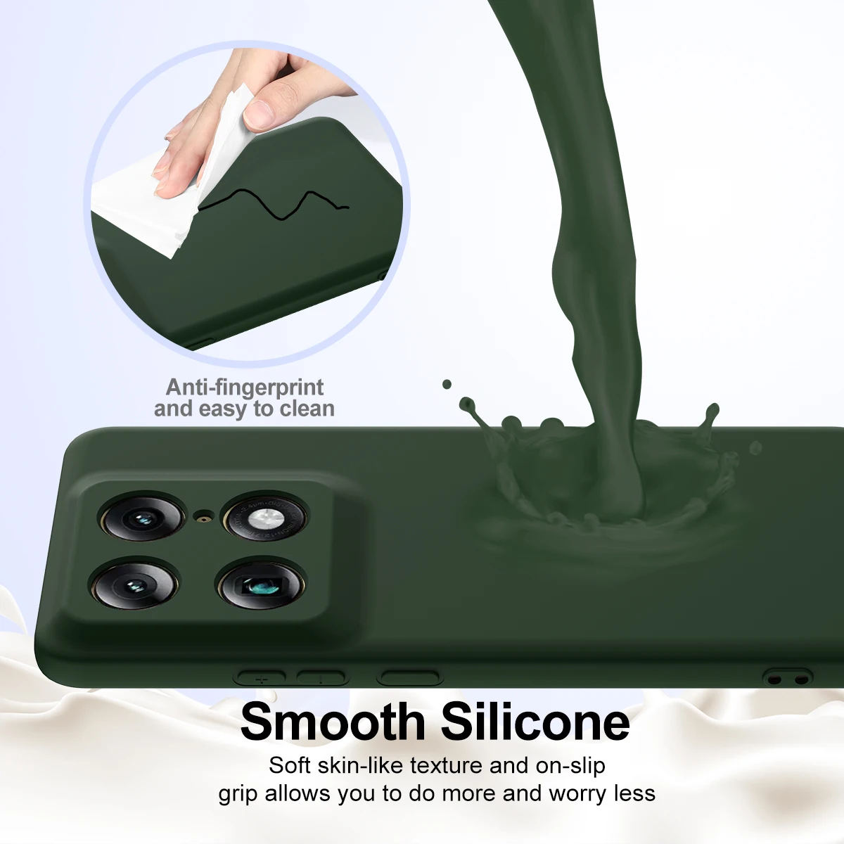 Motorola Signature Fall Protection Liquid Silicone Rubber Case with MagSafe Compatibility