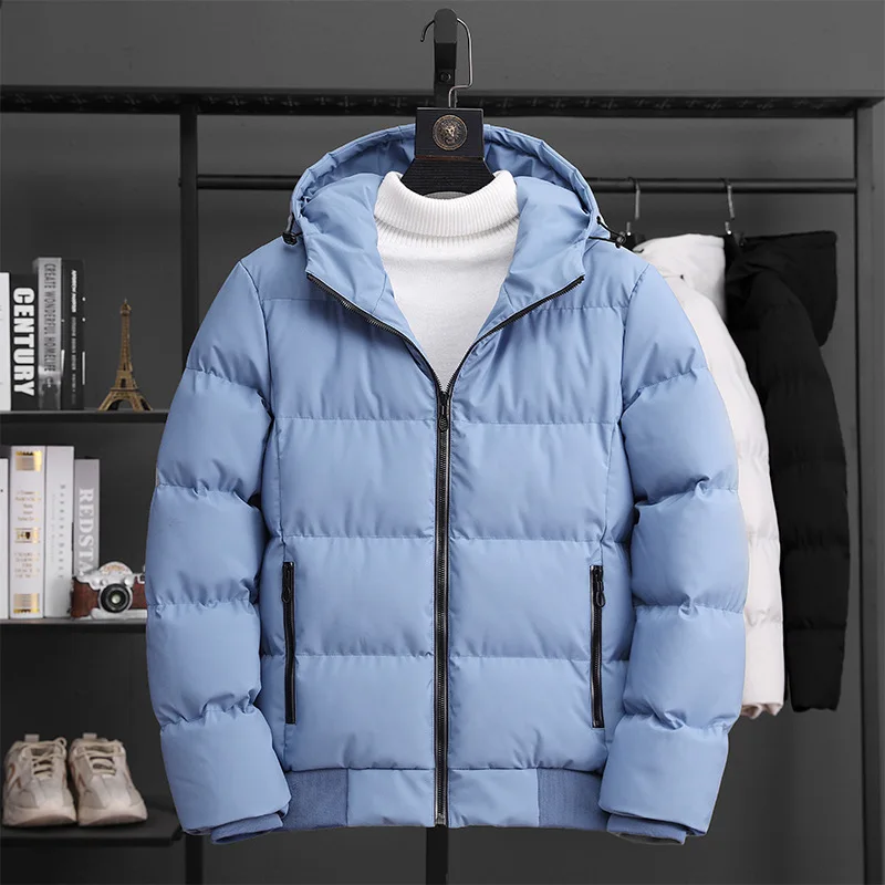 

New large size winter men's cotton-padded men's Korean version thickened short coat cotton clothing winter cotton padded jacket