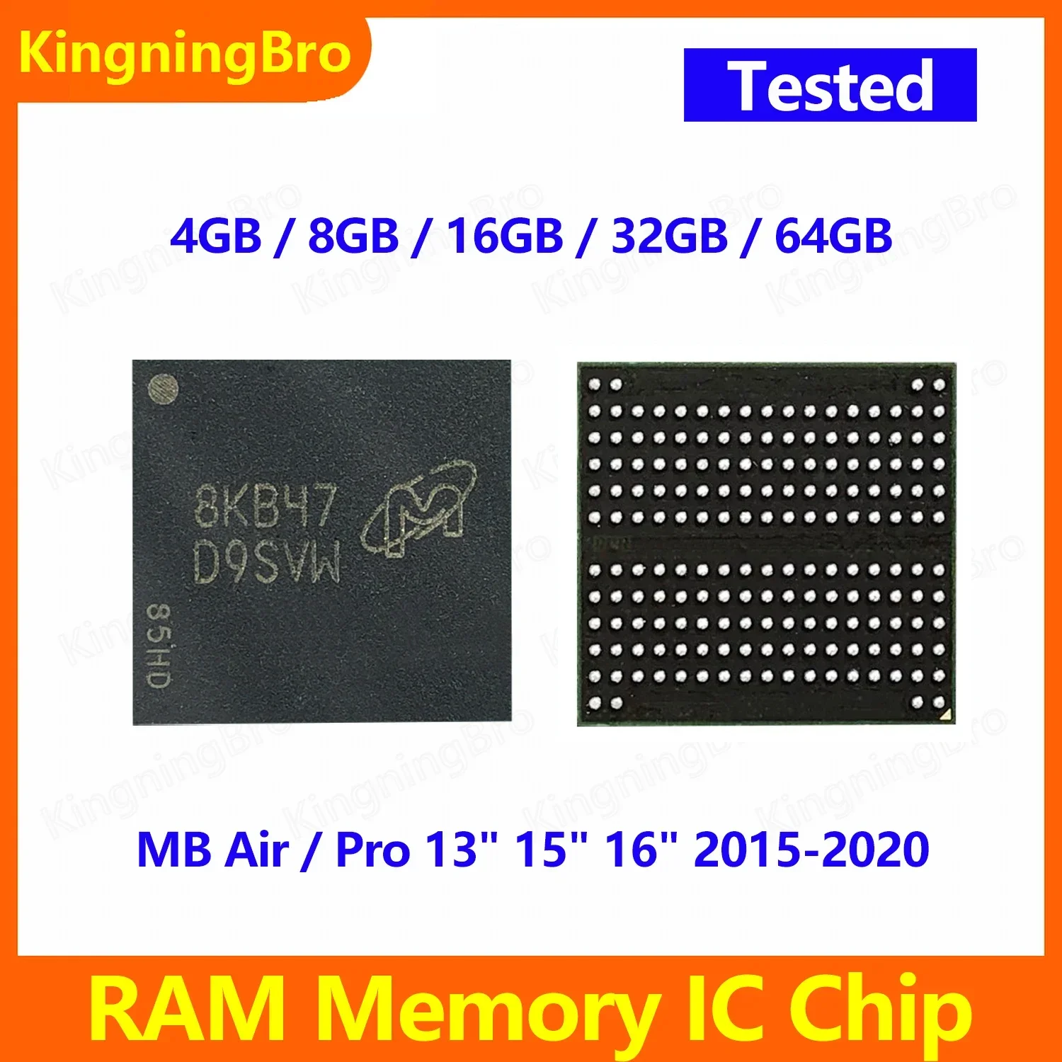 Original 16G 32GB Memory IC Chip RAM For Macbook Pro Air