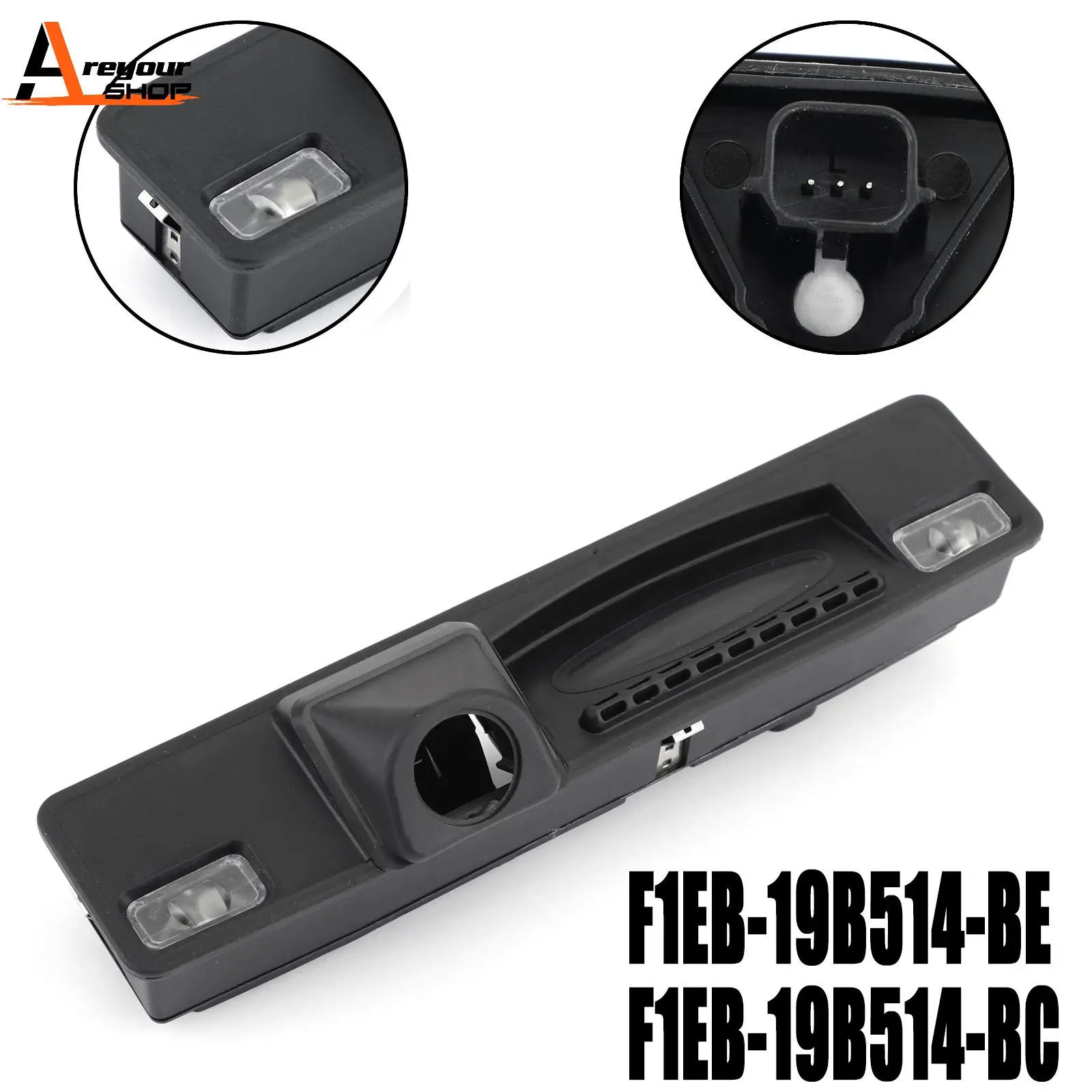Areyourshop Boot uchwyt do klapy tylnej uchwyt bagażnika przełącznik dla Ford Focus ST 2012-2018 F1EB19B514BC F1EB-19B514-BE F1EB19B514BE samochód