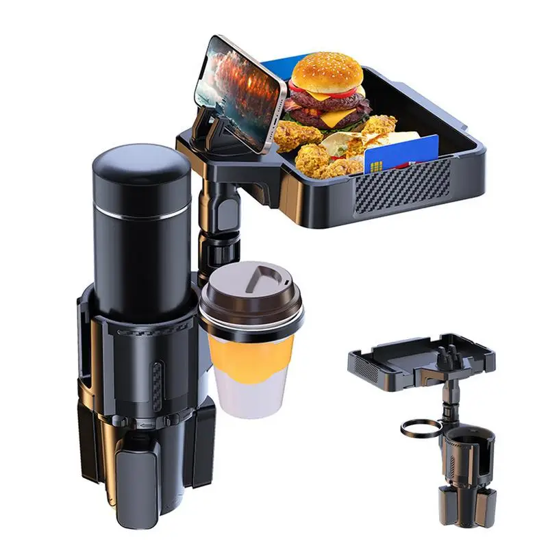 

Cup Holder Food Tray Car Eating Tray With Cup Holder Car Accessories Car Tray Car Gadgets For Auto Automotive Truck RV Driver