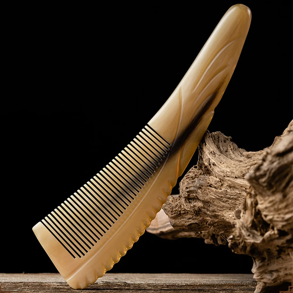

Hair Brush Ox Horn Comb Scalp Massager Comb Detangling Women Horn Comb for Home Barber DIY Hairdressing Salon Styling Tools