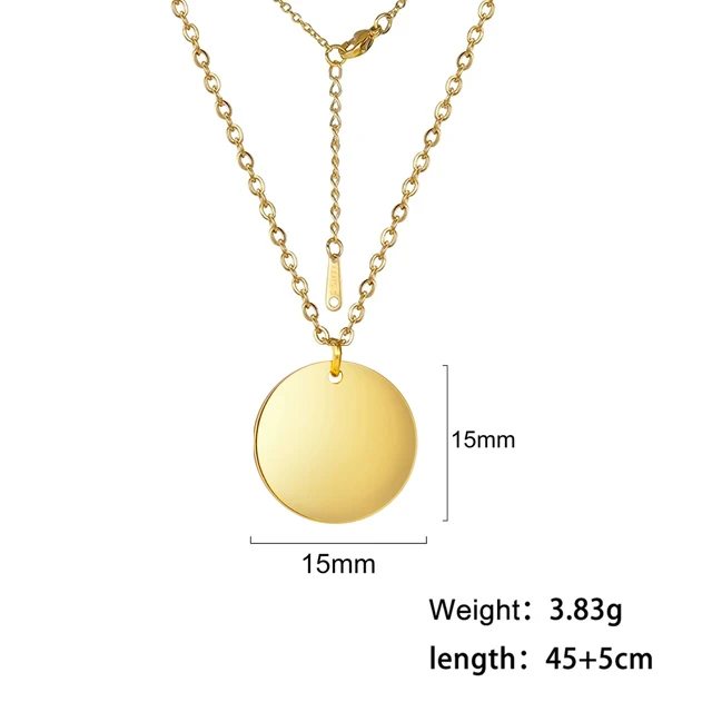 15mm Gold Color