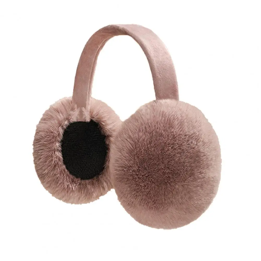 EMAGEREN Cache Oreilles Pliable en Peluche Cache Oreilles Blanc