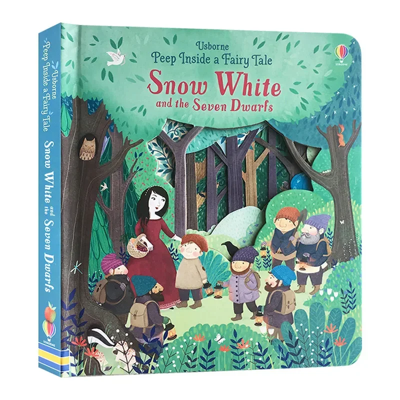 Usborne Books Peep Inside a Fairy Tales English Story Picture Book Bedtime Reading Toddlers Kids Gifts Montessori Learning Toys 3