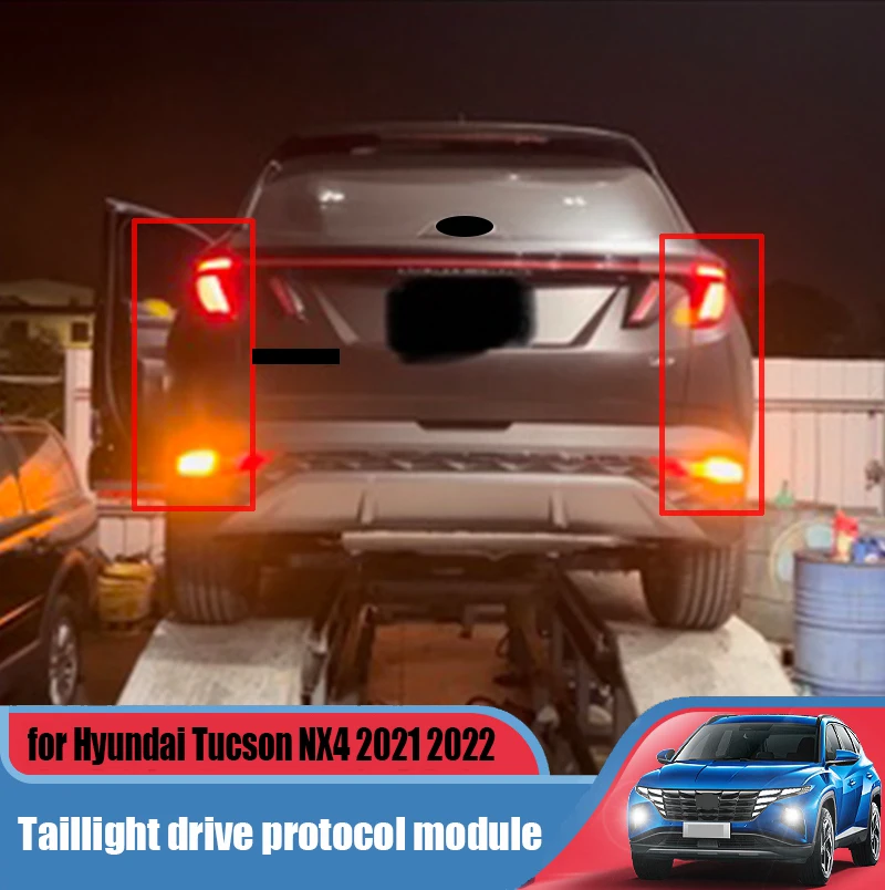 

For Hyundai Tucson NX4 2021 2022 Taillight Drive Protocol Change Module Improved Steering Display Linkage Control Module