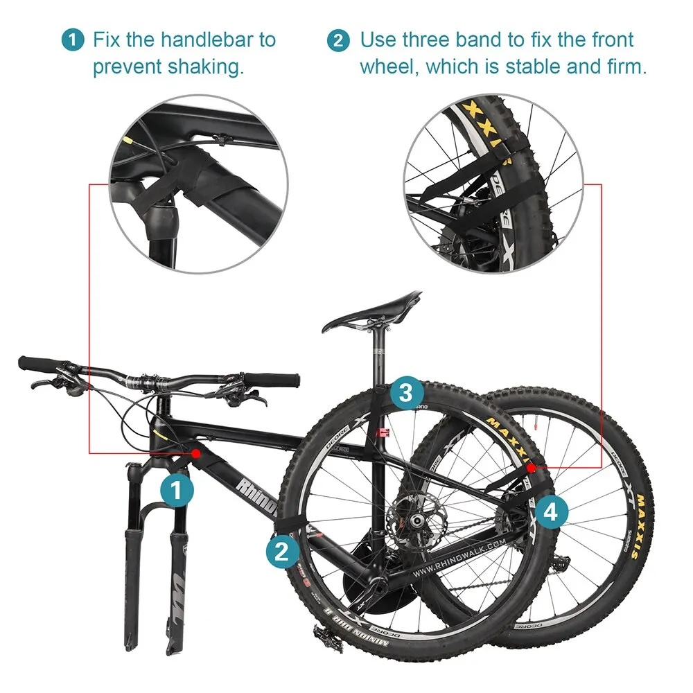 Bicycle Cover Rhinowalk Road Portable Fits 27.5" And below MTB/700C Road Bike Light Travel Carry Shoulder