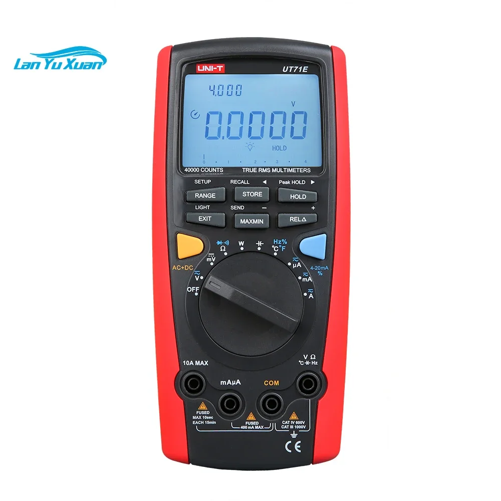 

Цифровой мультиметр UT71E, 10 А, 1000 В, 39999 отсчетов, китайский мультиметр, мини мультиметр