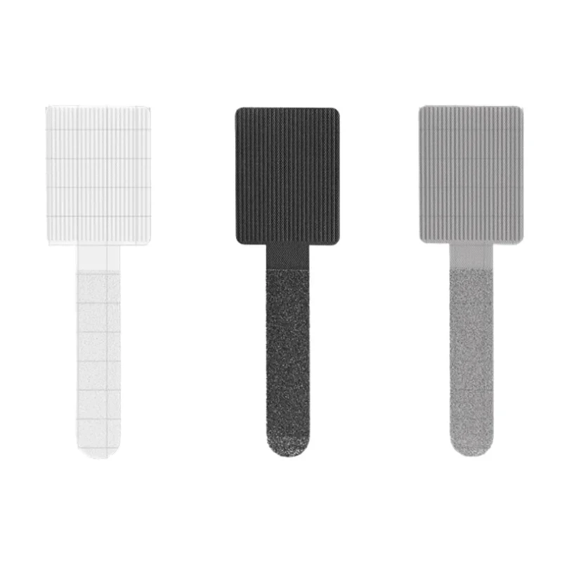 새로운 재사용 가능한 케이블 타이 벨크로 타이 자가 접착식 전원 코드 케이블 홀더 조절 가능한 코드 정리 데스크탑 정리 도구