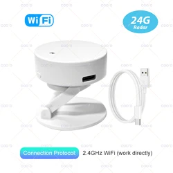 Advanced Smart Home Motion Sensor with ZigBee and WiFi Integration (24G WiFi Holder)