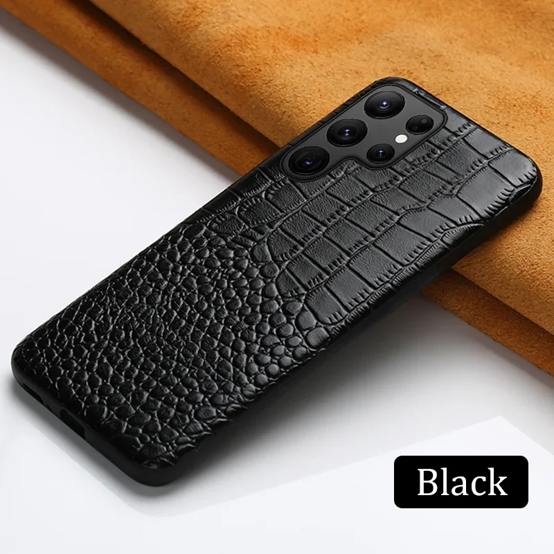 Premium Genuine Leather Phone Case - Luxurious Back Protection Cover