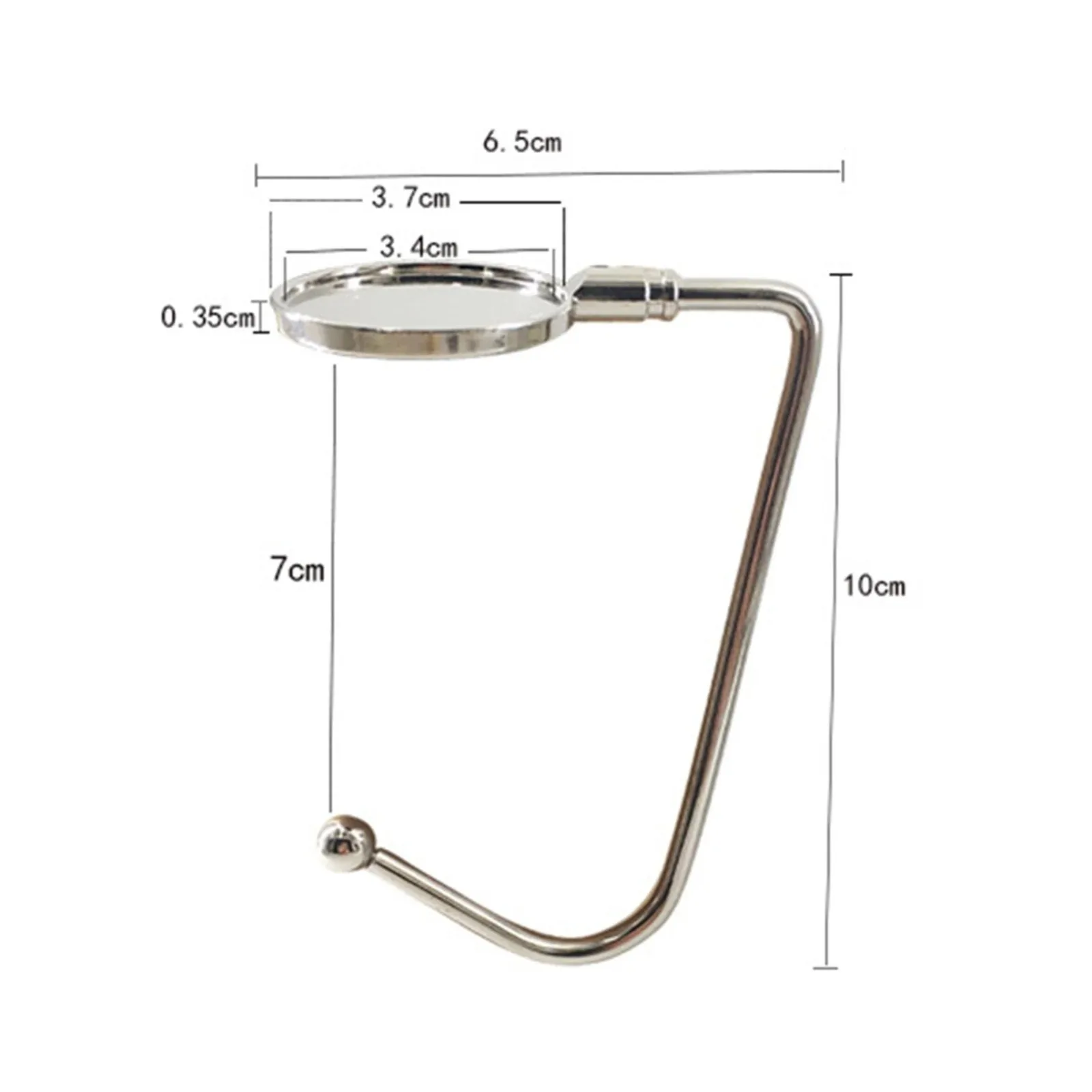 5PCS Mantel Hook Holder Fireplace Stocking Hanger for Christmas Sturdy Metal Non-Slip Purse Hooks