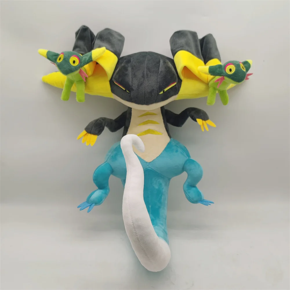 Pelúcia Pokemon Shiny Mega Rayquaza -80cm - Pronta Entrega