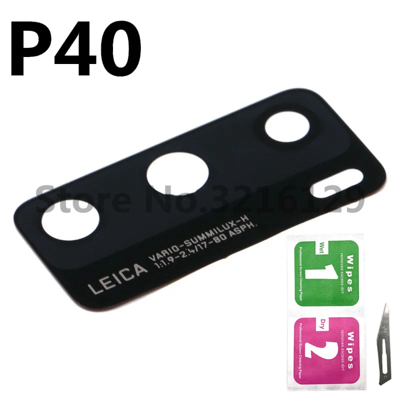 Premium Back Camera Glass Lens Replacement with Adhesive and Toolkit