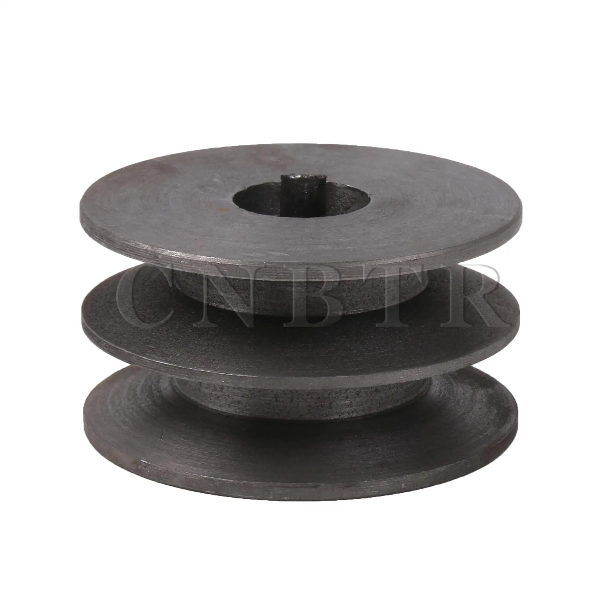 

CNBTR Double Slotted Web Sheave Roller for 4L A V-Belt 3.03 Inch OD 1" Bore