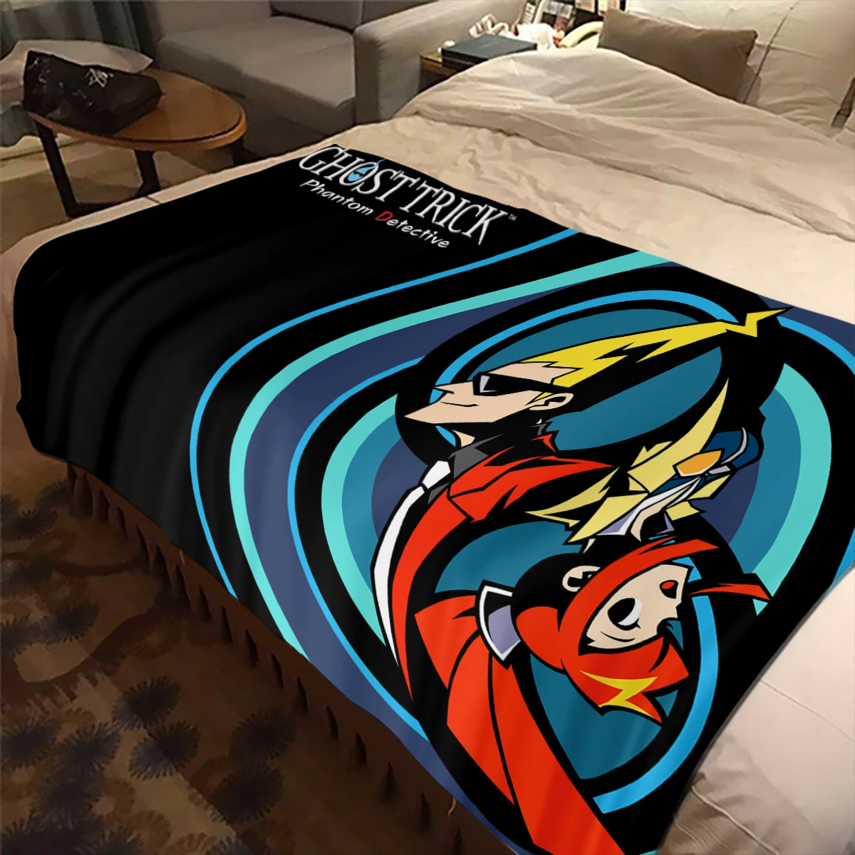 

Reasoning Game Ghost Trick Blanket Children's Blanket High Quality Flannel Blanket Soft and Comfortable Home Travel Blanket