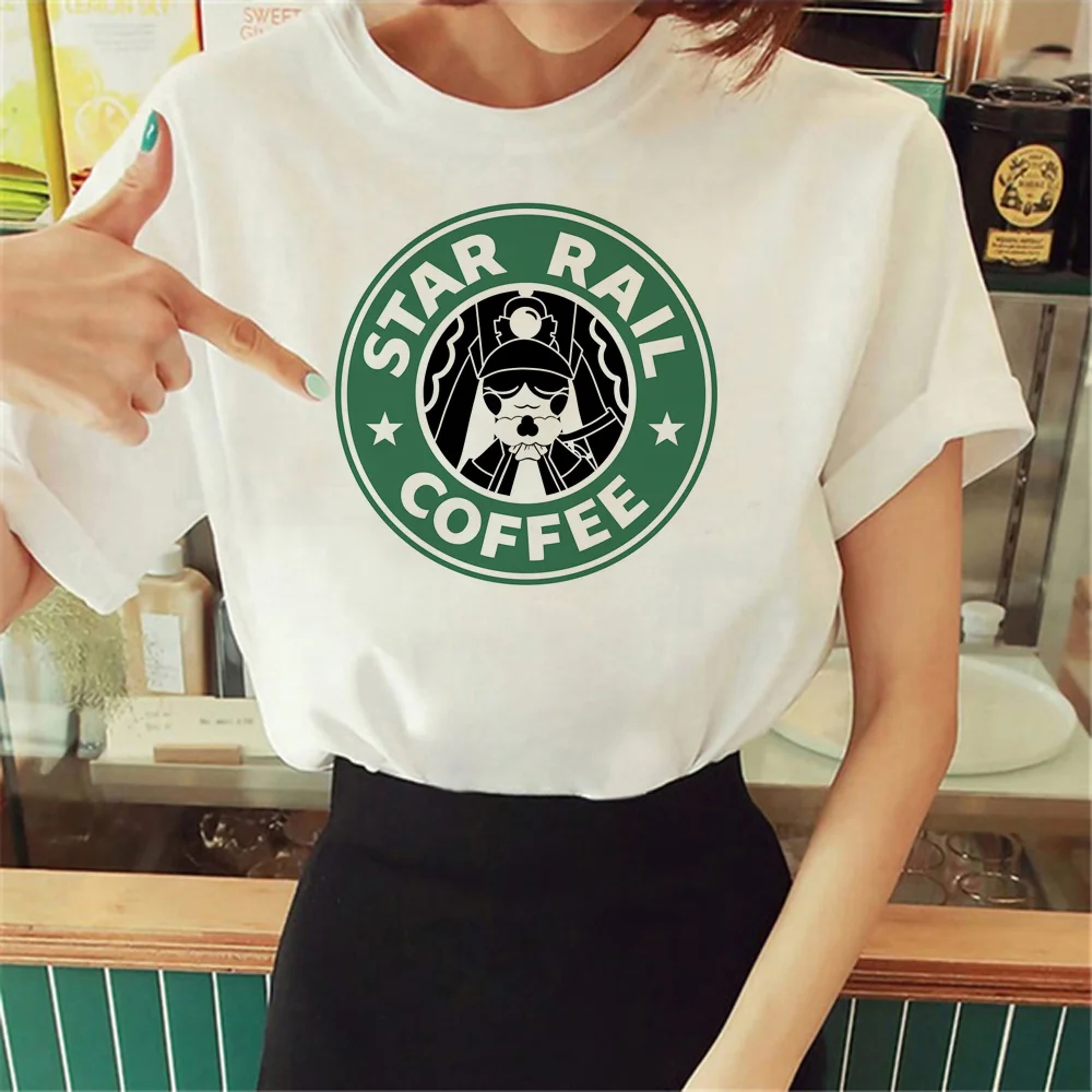 

Honkai Star Rail tshirt women Japanese t shirt girl 2000s designer manga clothes