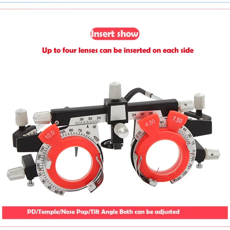 TF-B Adjustable Frame Trial Frame Optometry Eye Test universal Ophthalmology Optical Titanium Trial Lens
