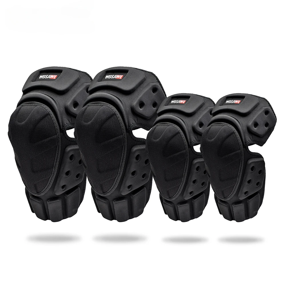 

WOSAWE Cycling Elbow Protector Knee Pads EVA Protective Gear for Motorbike Skiing Skating Skateboard Ridng Racing Safety Guards