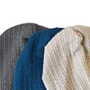 Geebro Women Solid Color Folds Pattern Beanie Hat Ladies Fashion Knitted Soft Warmer Casual Stretch Baggy Skullies Cap 5