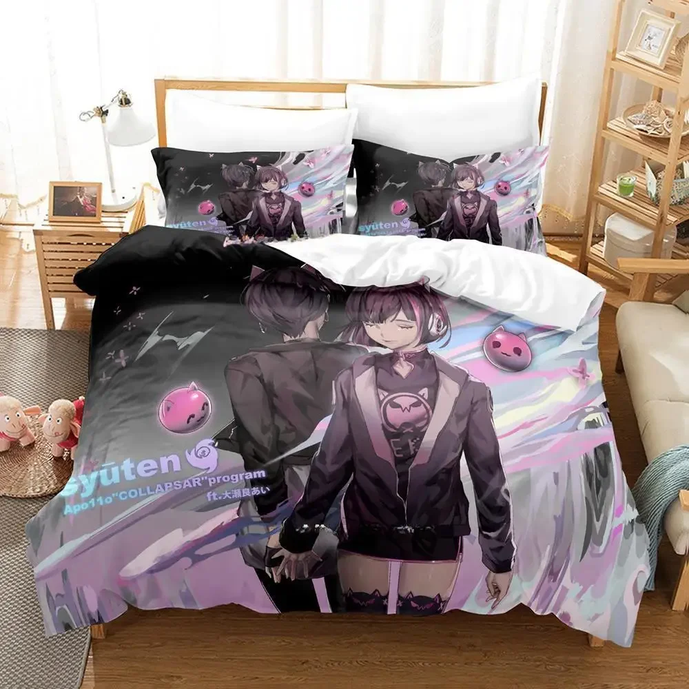 New Cytus II Bedding Set Single Twin Full Queen King Size Bed Set Adult Kid Bedroom Duvet Cover Sets 3D Print Game Bed Sheet Set