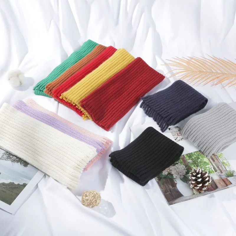 Children's Scarves To Keep Warm Boys and Girls Thickened Small Baby Knitted Boys Gift Scarves