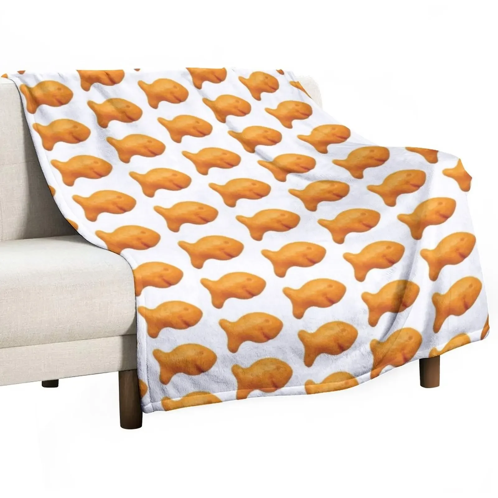 

Goldfish Cracker Throw Blanket Soft Beds Decorative Throw Blankets