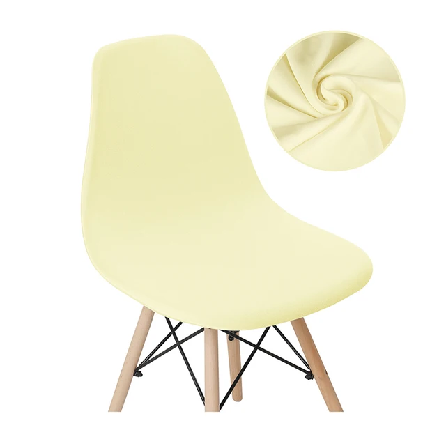 Stampa Shell Fodera per sedia Fodera per sedia da pranzo elasticizzata Stile nordico Scandinavo Coprisedili economici Sedie per la cucina dell'hotel domestico 4