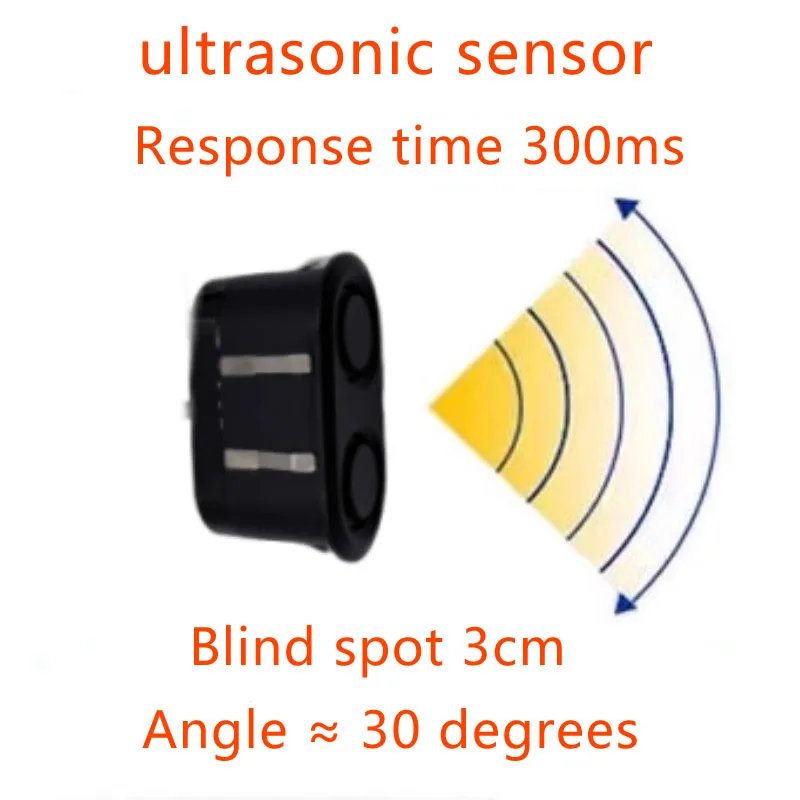 Sensore di rilevamento radar ad ultrasuoni, sensore di distanza, sensore ad ultrasuoni, robot di misurazione del corpo umano, evitamento degli ostacoli - immagine 2