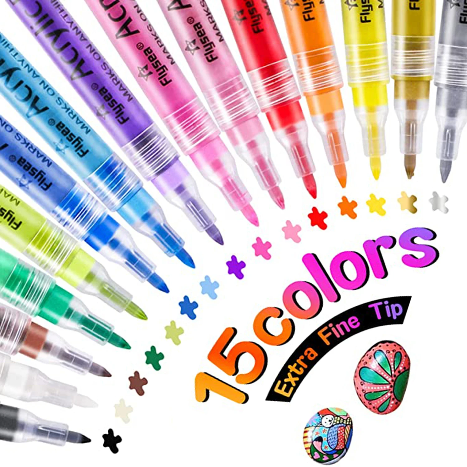 Acrylic Paint Markers Fine Tip  Acrylic Paint Pens Fine Tip - Paint Pen  Acrylic - Aliexpress