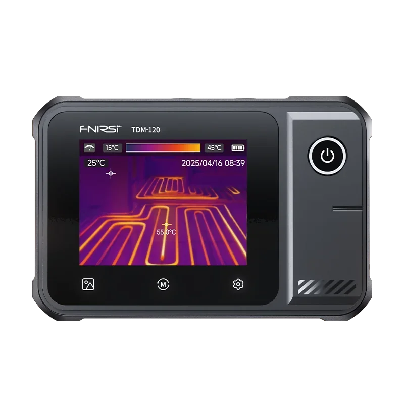 FNIRSI TDM-120P 멀티미터 열화상 적외선 카메라 테스터 AC 750V/DC 1000V 저항 정전용량 120x90 IR