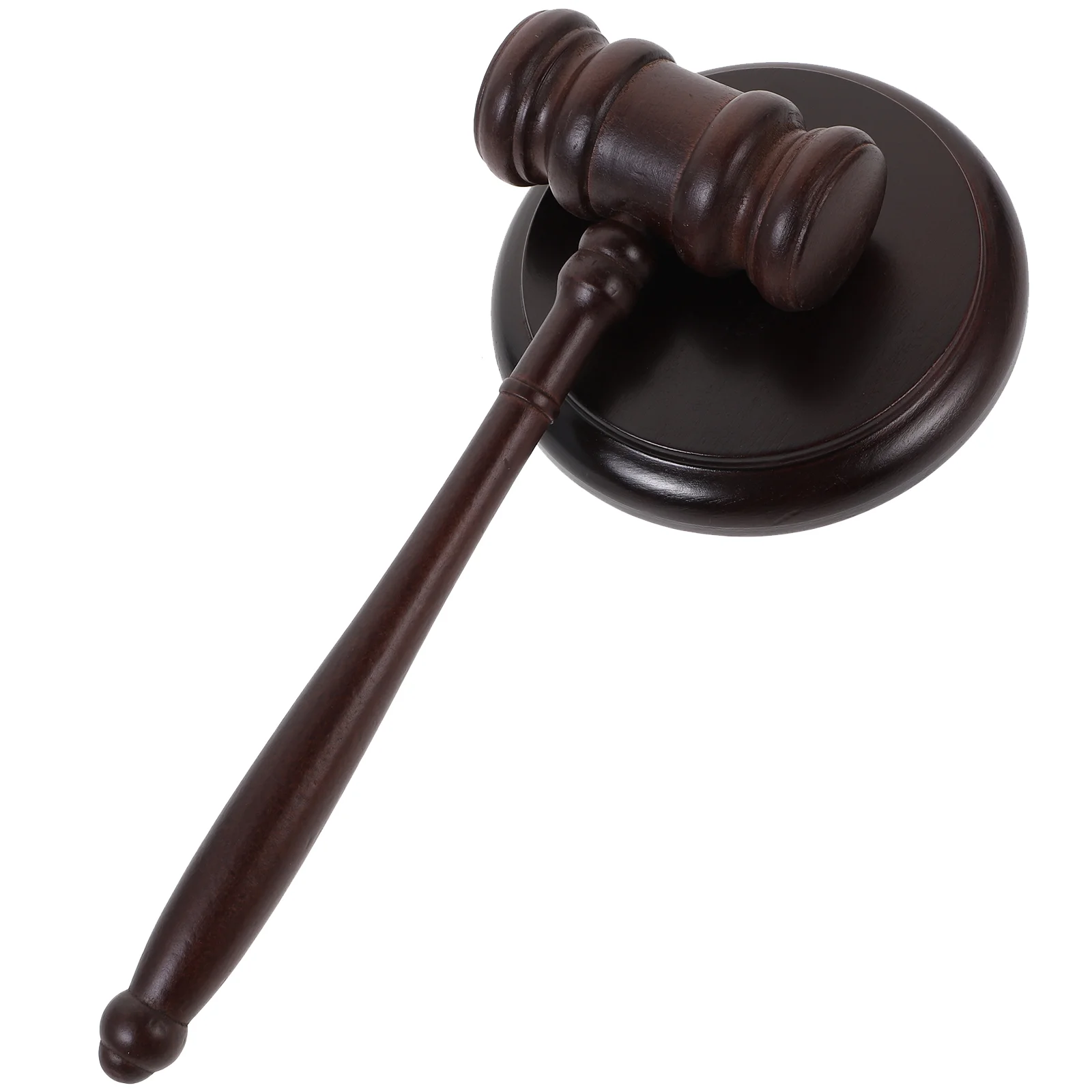 

Auction Hammer Role Play Toy Wooden Gavel Judge Knock Mallets Lawyer Props Novel Plaything Courtroom Dreses