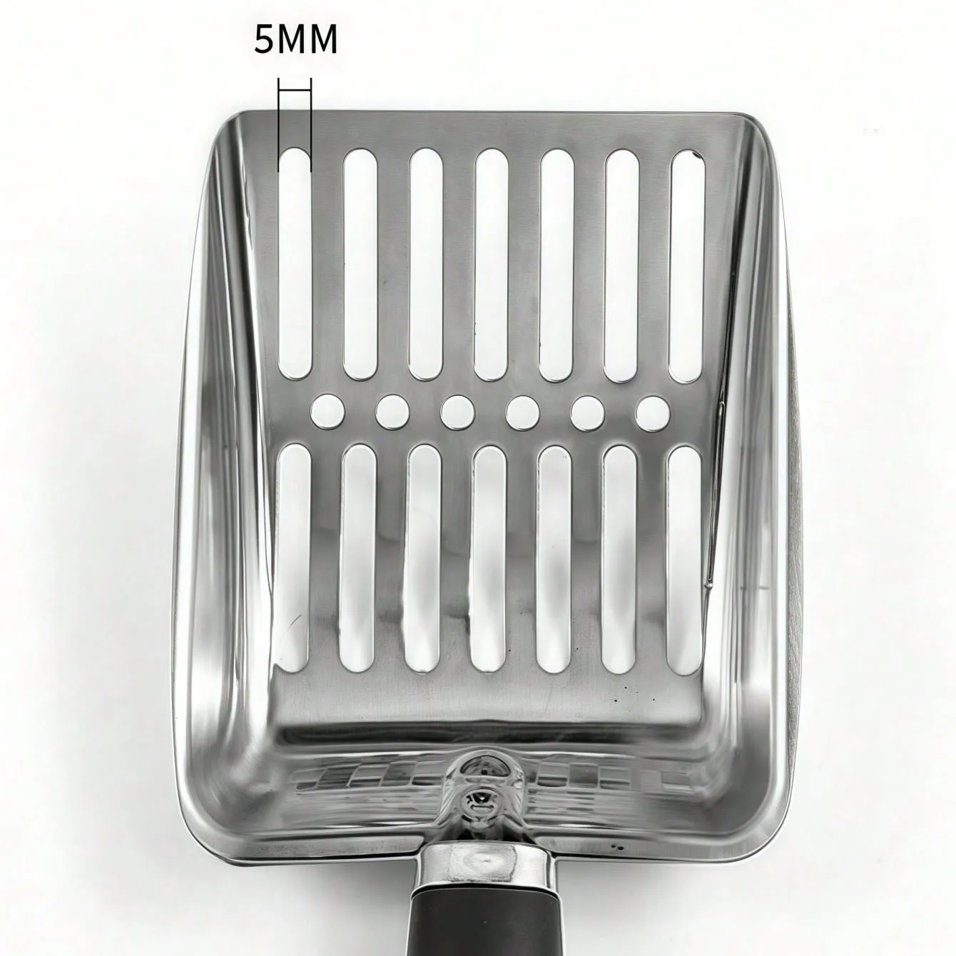 Cat Sand Cleaning Tool Metal Scoop Long Handle Dog Feces Litter Box Pet Clean Supplies Cat Litter Scoop CZMSC01_voghion.com