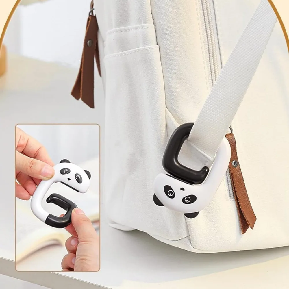 Desktop Bag Hook Strong Load-Bearing Table-Side Non-Slip Schoolbag Key Hanger Foldable Cartoon Animal Hooks