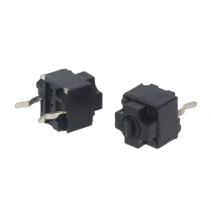 5Pcs Original Mouse Square Micro Switch Button EVQP0E07K Baolei Shark IE4.0 Black Spots 6x6x7.45 85DD